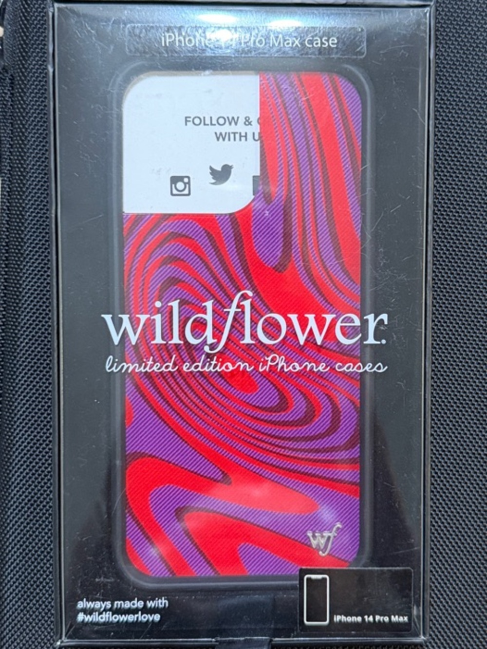 Wildflowers Red and Purple Swirl iPhone Case - Wildflowers
